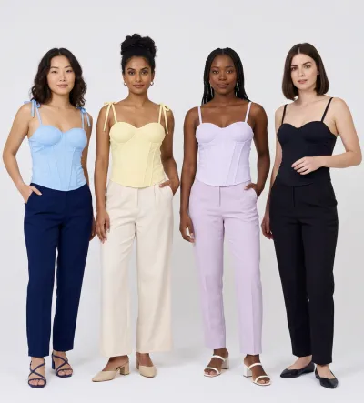 GLEE — CORSET FEMININO ADULTO SEM MANGA ALO