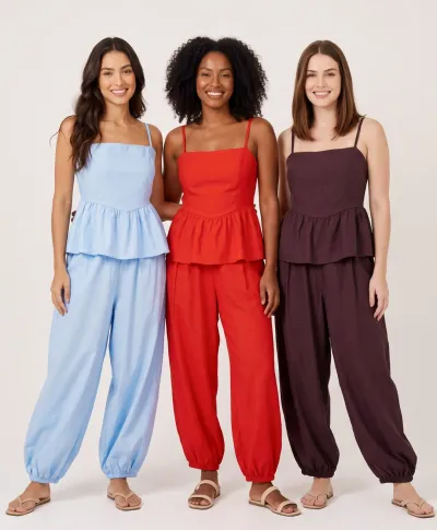 GLEE — CONJUNTO FEMININO ADULTO BATA+CALÇA