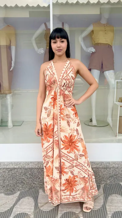 GLEE — VESTIDO FEMININO ADULTO C/ALÇA LONGO