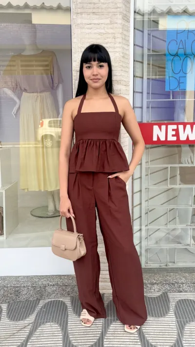 GLEE — CONJUNTO FEMININO ADULTO BATA+CALÇA