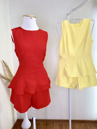 GLEE — CONJUNTO FEMININO ADULTO BATA+SHORTS
