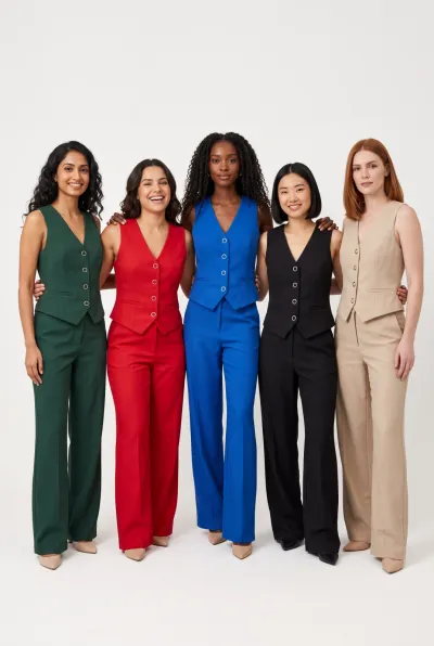 GLEE — CONJUNTO FEMININO ADULTO COLETE+CALÇA