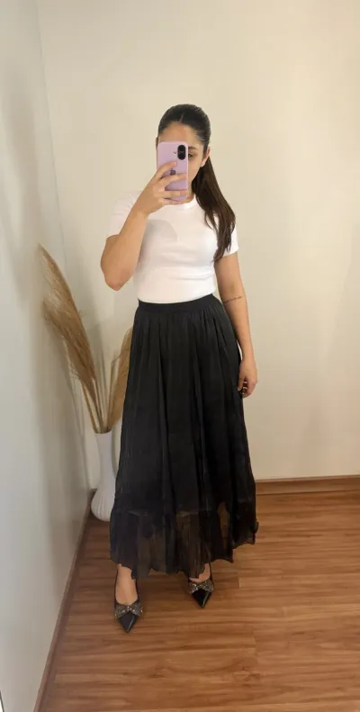 GLEE — SAIA FEMININO ADULTO MIDI