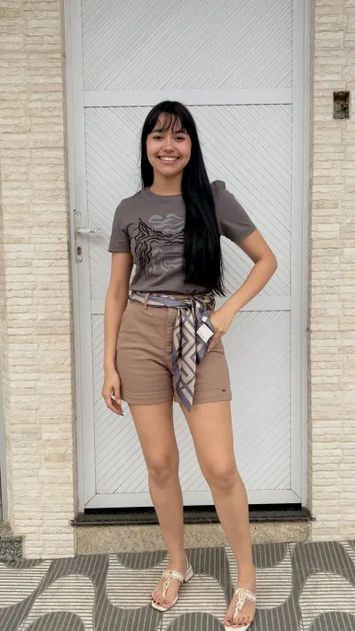 HABANA — BLUSA FEMININO MANGA CURTA