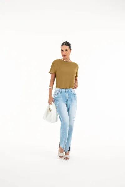 HABANA — BLUSA FEMININO MANGA CURTA