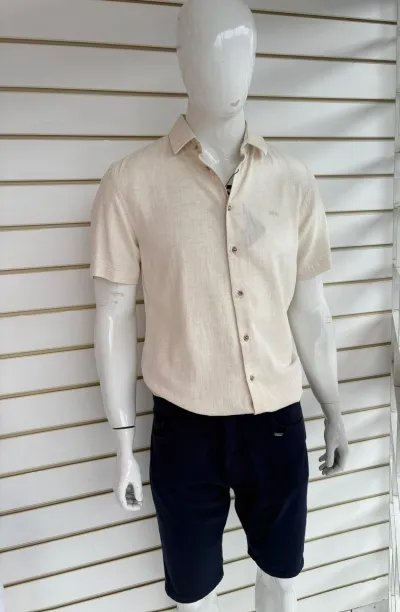 CAMISA MASCULINO MANGA CURTA SLIM R70