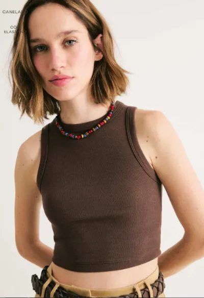 HERING — CROPPED FEMININO SEM MANGA