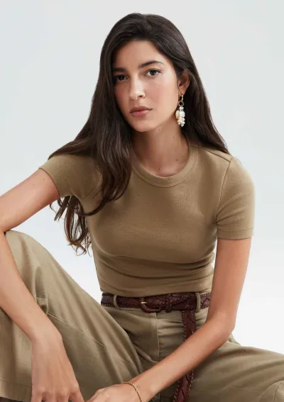 HERING — CROPPED FEMININO MANGA CURTA