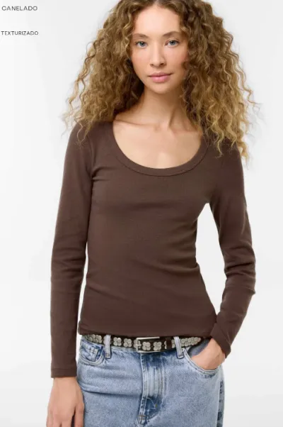 HERING — BLUSA FEMININO ADULTO MANGA LONGA CNLD