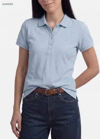 HERING — POLO FEMININO ADULTO MANGA CURTA