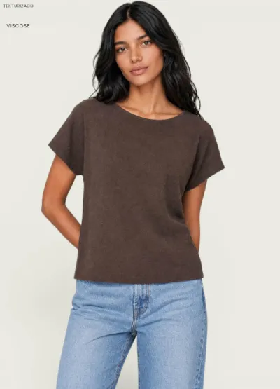 HERING — BLUSA FEMININO ADULTO MANGA CURTA