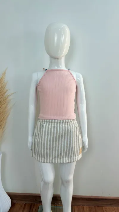 BLUSA FEMININO INFANTIL C/ALÇA