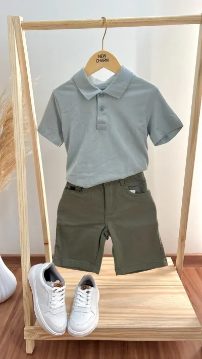 POLO MASCULINO INFANTIL SEM MANGA