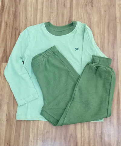 PIJAMA MASCULINO INFANTIL MANGA LONGA+CALÇA