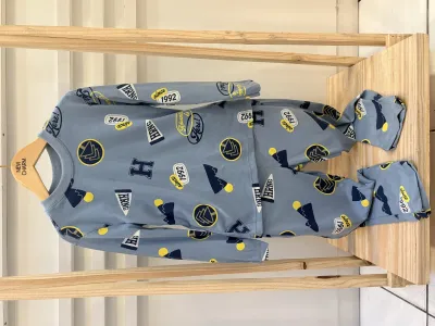 PIJAMA MASCULINO INFANTIL MANGA LONGA+CALÇA