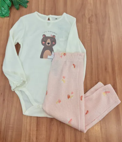 CON FEMININO INFANTIL BODY MANGA LONGA R06