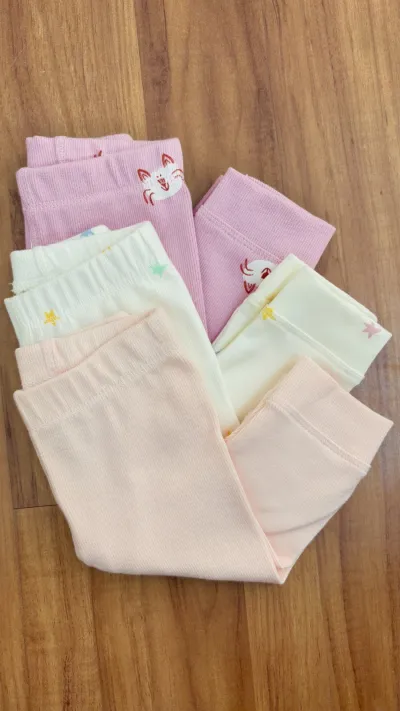 KIT CALÇA FEMININO INFANTIL C/3