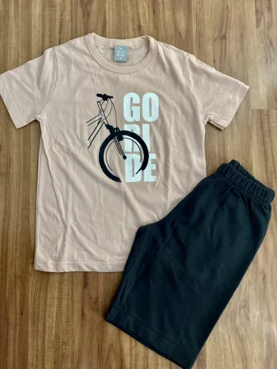 CONJUNTO MASCULINO SEM MANGA HERING