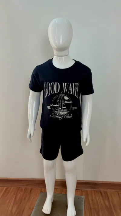 CONJUNTO MASCULINO INFANTIL SEM MANGA