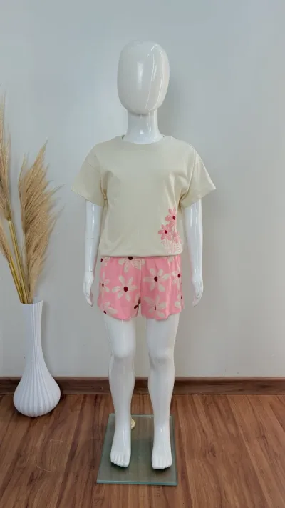 BLUSA FEMININO INFANTIL SEM MANGA R06