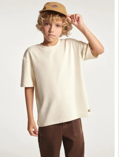 HERING — CAMISETA MASCULINO INFANTIL MANGA CURTA