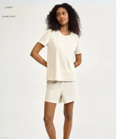 PIJAMA FEMININO SEM MANGA+SHORTS R06