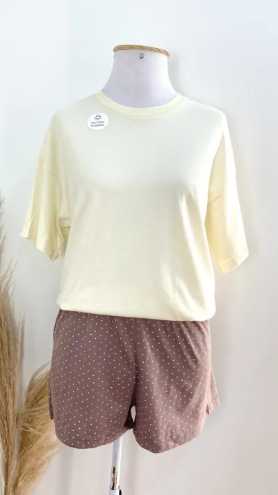 PIJAMA FEMININO ADULTO SEM MANGA+SHORTS