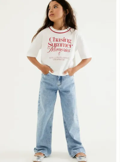 CALÇA FEMININO INFANTIL WIDE LEG LEG
