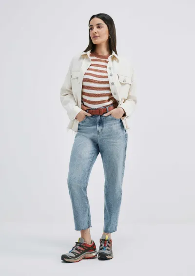 HERING — CALÇA FEMININO RETA CROPPED R06