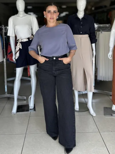 HERING — CALÇA FEMININO ADULTO WIDE LEG LEG