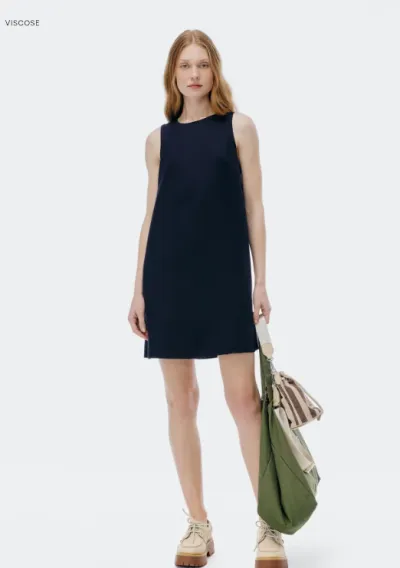 HERING — VESTIDO FEMININO SEM MANGA