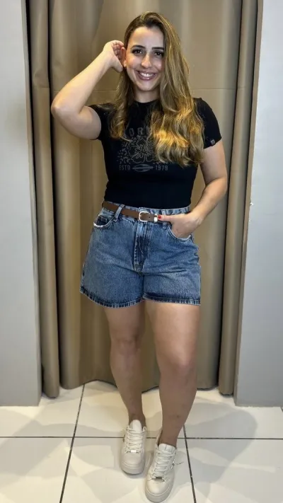 HERING — SHORTS FEMININO ADULTO MOM