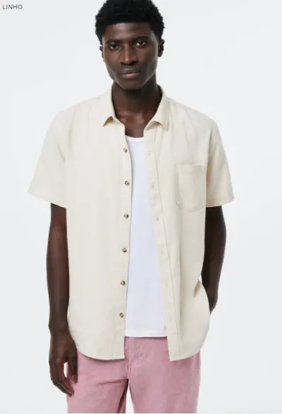HERING — CAMISA MASCULINO ADULTO MANGA CURTA