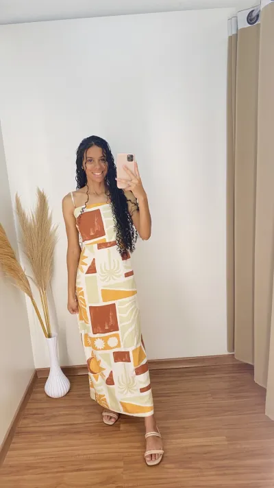 VESTIDO FEMININO C/ALÇA R06