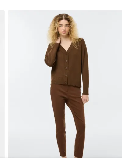 HERING — CARDIGAN FEMININO ADULTO MANGA LONGA ABERTA