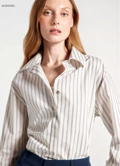 HERING — CAMISA FEMININO ADULTO MANGA LONGA