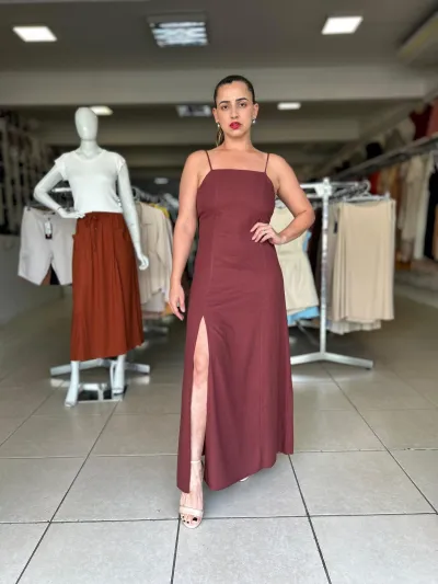 VESTIDO FEMININO C/ALÇA LG