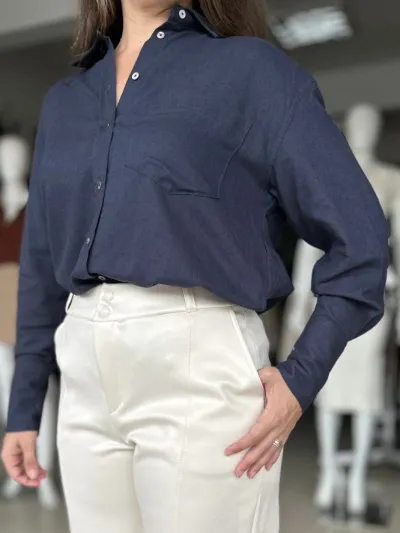 CAMISA FEMININO ADULTO MANGA LONGA