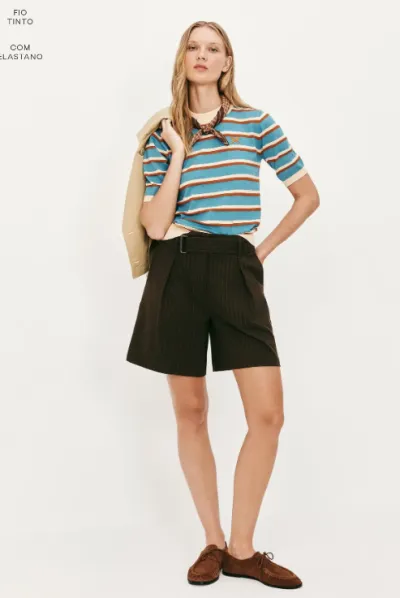 HERING — BERMUDA FEMININO