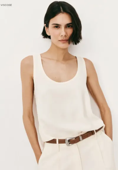 HERING — BLUSA FEMININO SEM MANGA