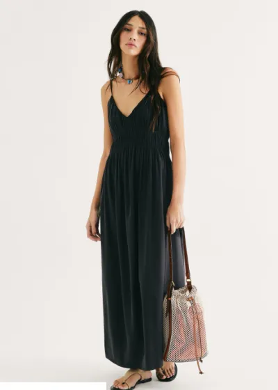 HERING — VESTIDO FEMININO C/ALÇA MIDI