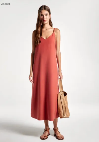 HERING — VESTIDO FEMININO ADULTO SEM MANGA LONGO