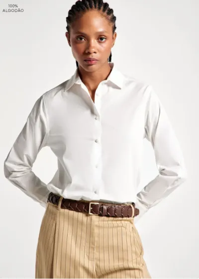HERING — CAMISA FEMININO ADULTO MANGA LONGA