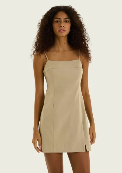 HERING — VESTIDO FEMININO ADULTO SEM MANGA CURTO