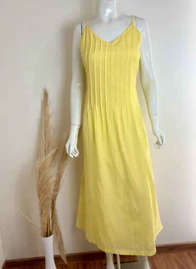 HERING — VESTIDO FEMININO ADULTO SEM MANGA MIDI