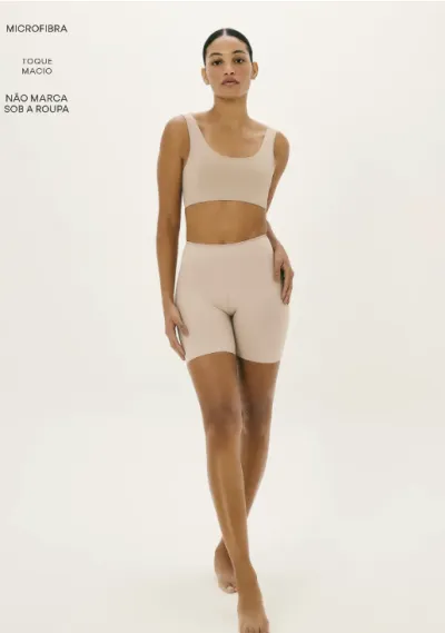 HERING — BERMUDA FEMININO CURTO LASER