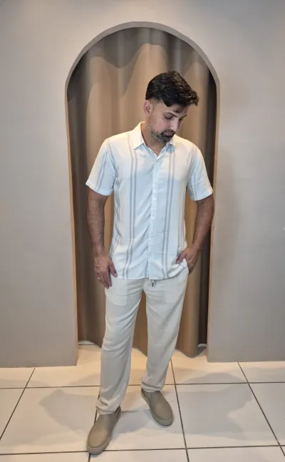 HERING — CALÇA MASCULINO LINHO