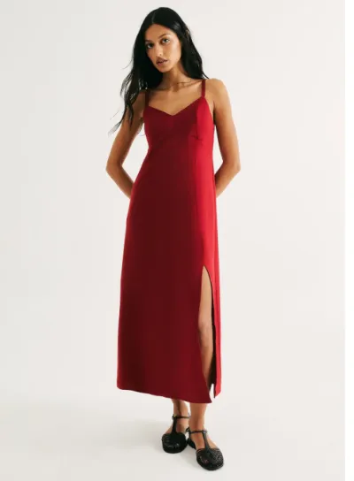 HERING — VESTIDO FEMININO C/ALÇA MIDI