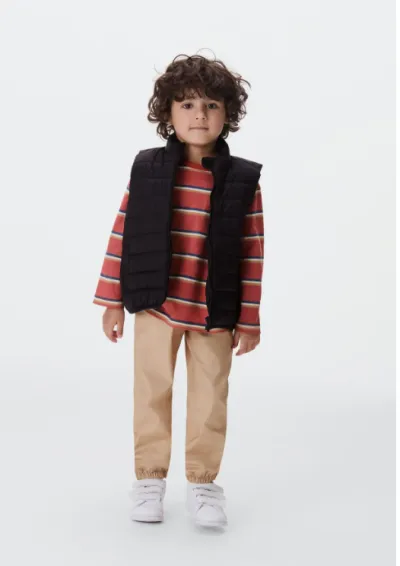 HERING — COLETE UNISSEX INFANTIL SEM MANGA PUFFER