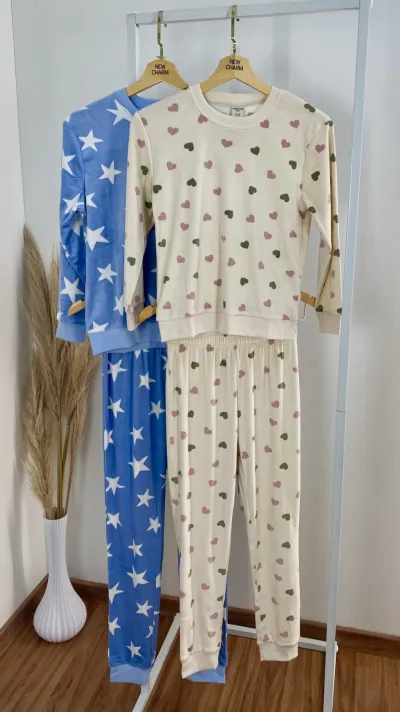 PIJAMA FEMININO INFANTIL MANGA LONGA